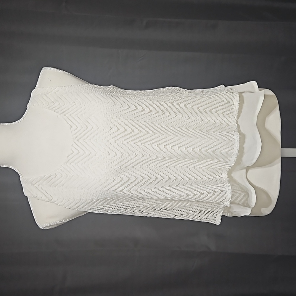 NWT Lined white tank top
